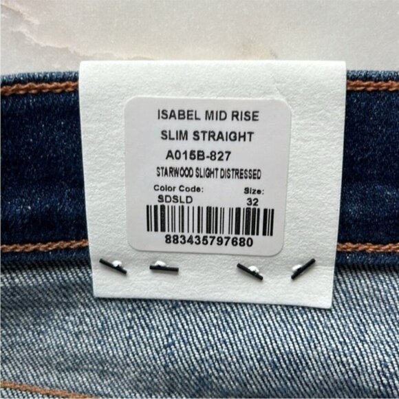 Agolde Isabel Slim Boyfriend Ankle in Starwood Distressed size 30 - Picture 5 of 14